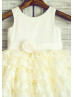 Cotton Cupcake Lace Tulle Flower Girl dress